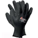 Latexové rukavice pracovné DRAGO BLACK
