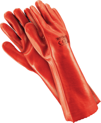 Gumené rukavice pracovné PVC 40 cm