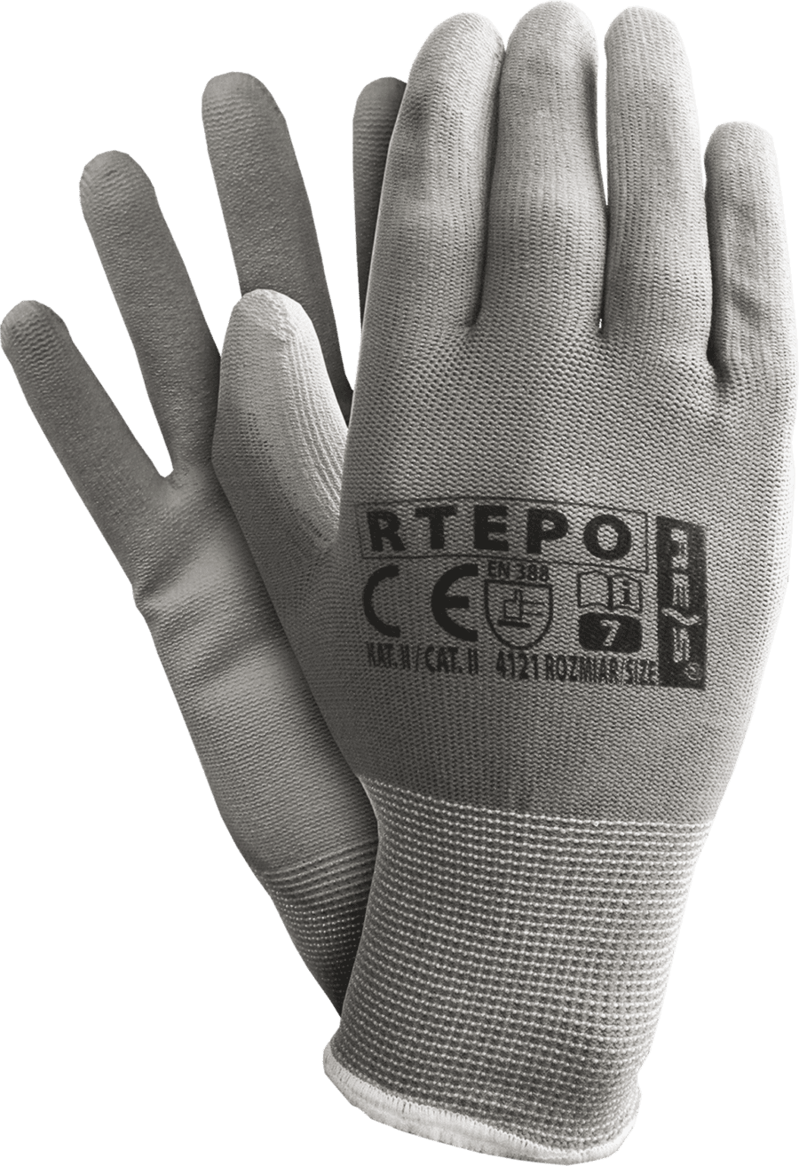 Pracovné rukavice ochranné REPO GREY