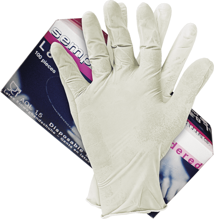 Jednorázové rukavice chirurgické LATEX PUDER 100 ks