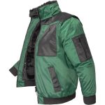 Zimná pracovná bunda SMART 4v1 GREEN