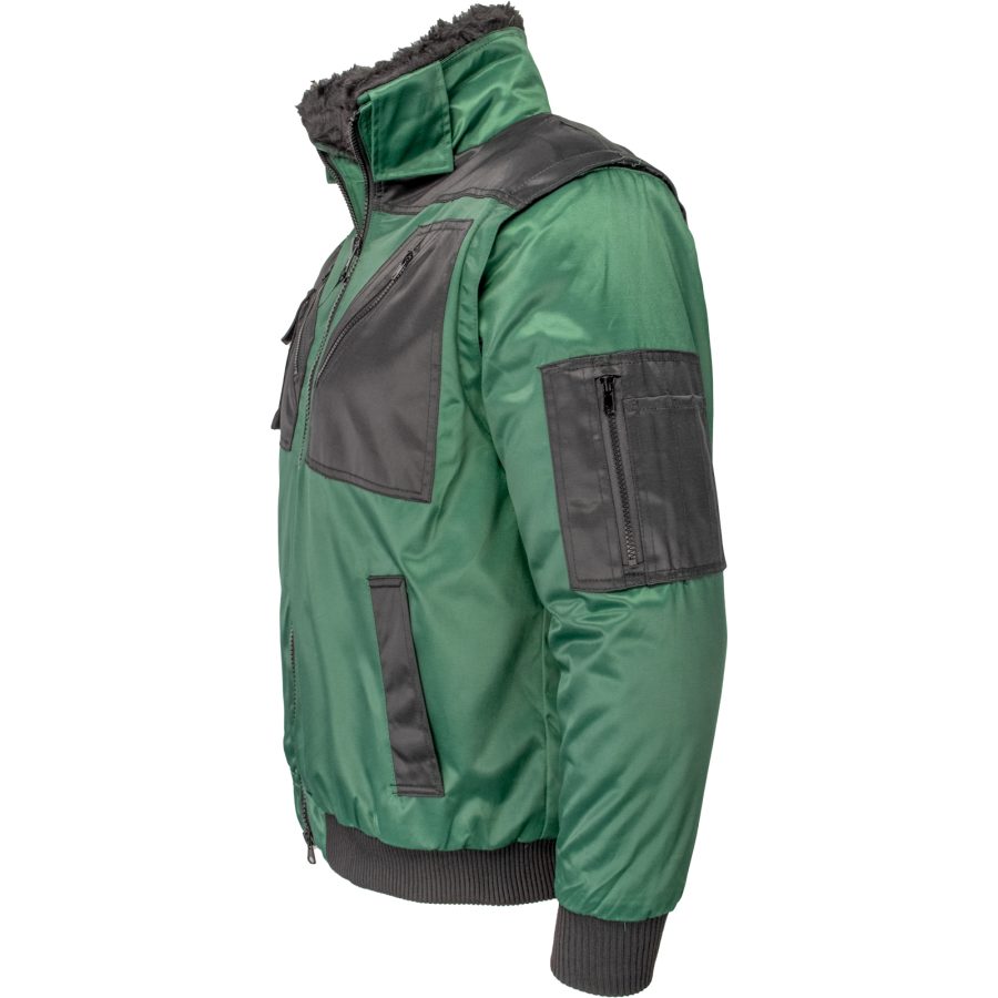 Zimná pracovná bunda SMART 4v1 GREEN