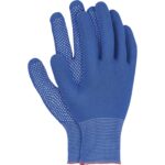 Pracovné rukavice s terčíkmi DOT SIMPLE blue