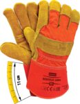 Kombinované kožené pracovné rukavice GOLDINO LONG