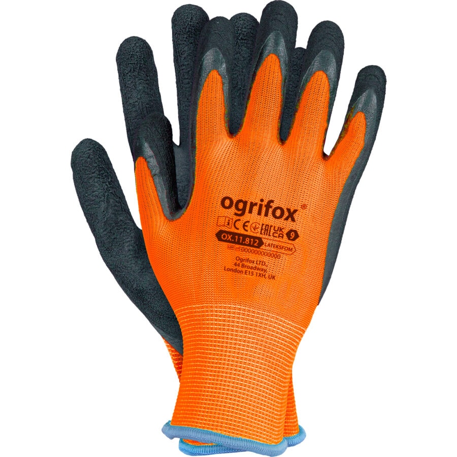Latexové rukavice FLUO OX ORANGE