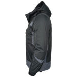 Zimná pracovná bunda s kapucňou ZEALAND BLACK