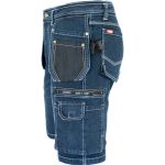 Pracovné rifľové kraťasy JEANS WORK BLUE